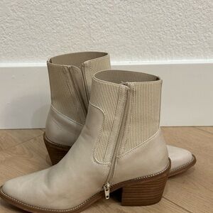 Beige Ankle Boots